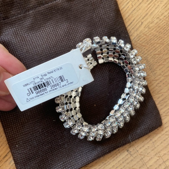 Kate Spade Crystal Constellation Bracelet Holiday Party Sparkly - Picture 3 of 8